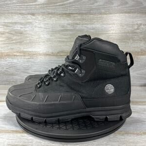Timberland Men's Euro Hiker Black Shell Jacquard Trail Hiking Boots Size 11
